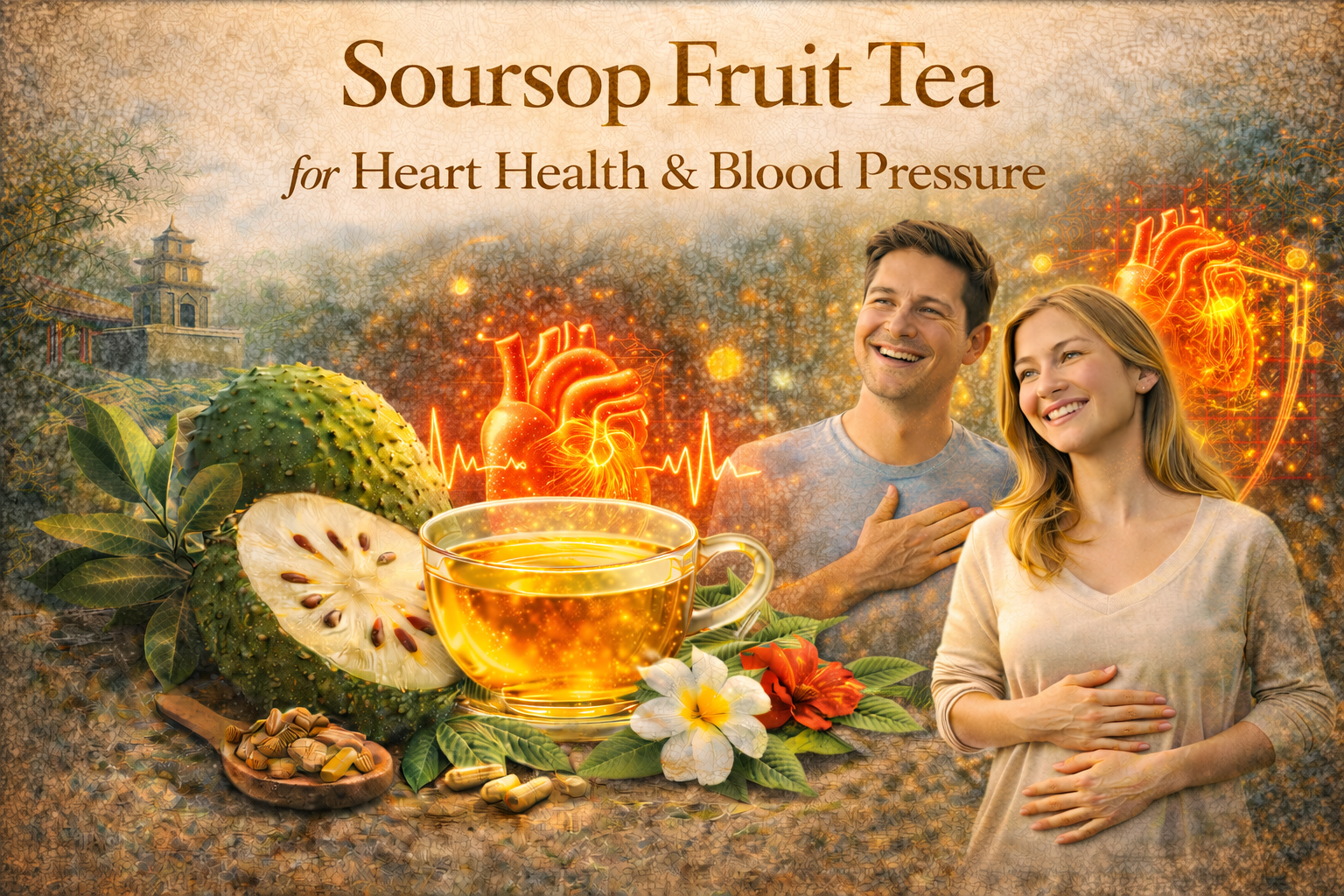 Soursop Tea for Heart Health & Blood Pressure Support